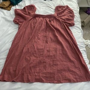 old navy pink shift dress